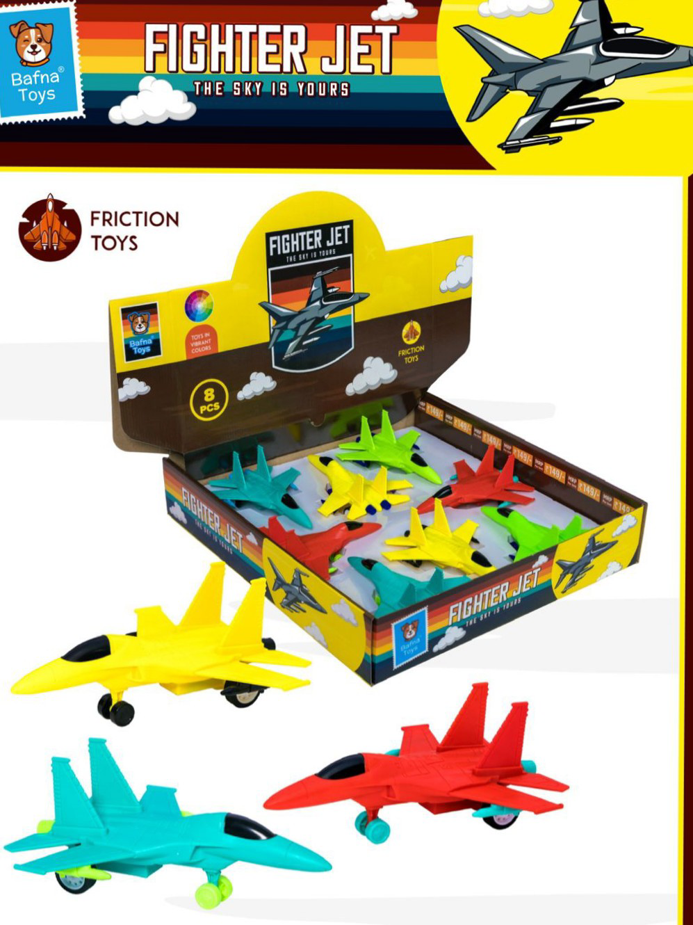 AM3789 Jet Fighter Plan Set Of 1 (Multicolor)
