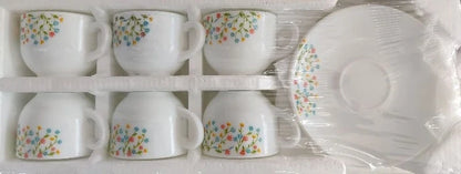 Am0340 Cello Costa Tea Set 12pcs Break Resistant Classic Simple Design Tea Set with Gift Box/Tea Cups for Tea Party