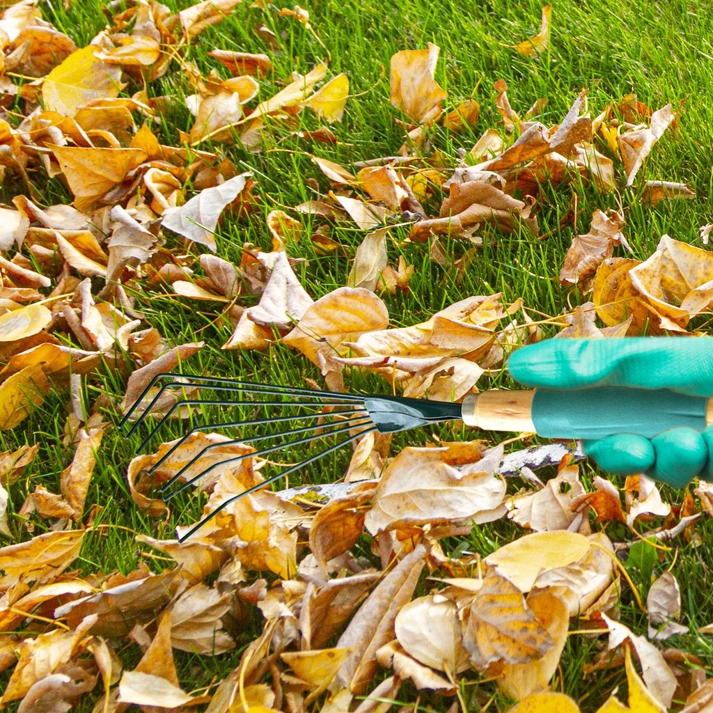 1741 Stainless Steel Tooth Garden Leaf Rake