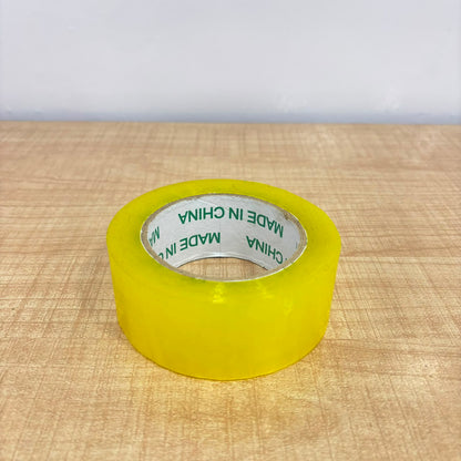 A07061 TP-150 Heavy-Duty Packing Tape (150 M, Clear Yellow)