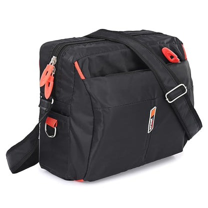 3965 Men's and Women's Polyester Sling Crossbody Bag 8X3X7Inches