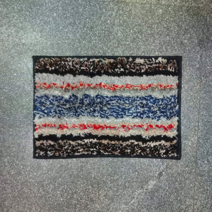 AM5845 Anti Slip Layer Doormats (A 13X19 Inch)- Multicolour for Home & Office