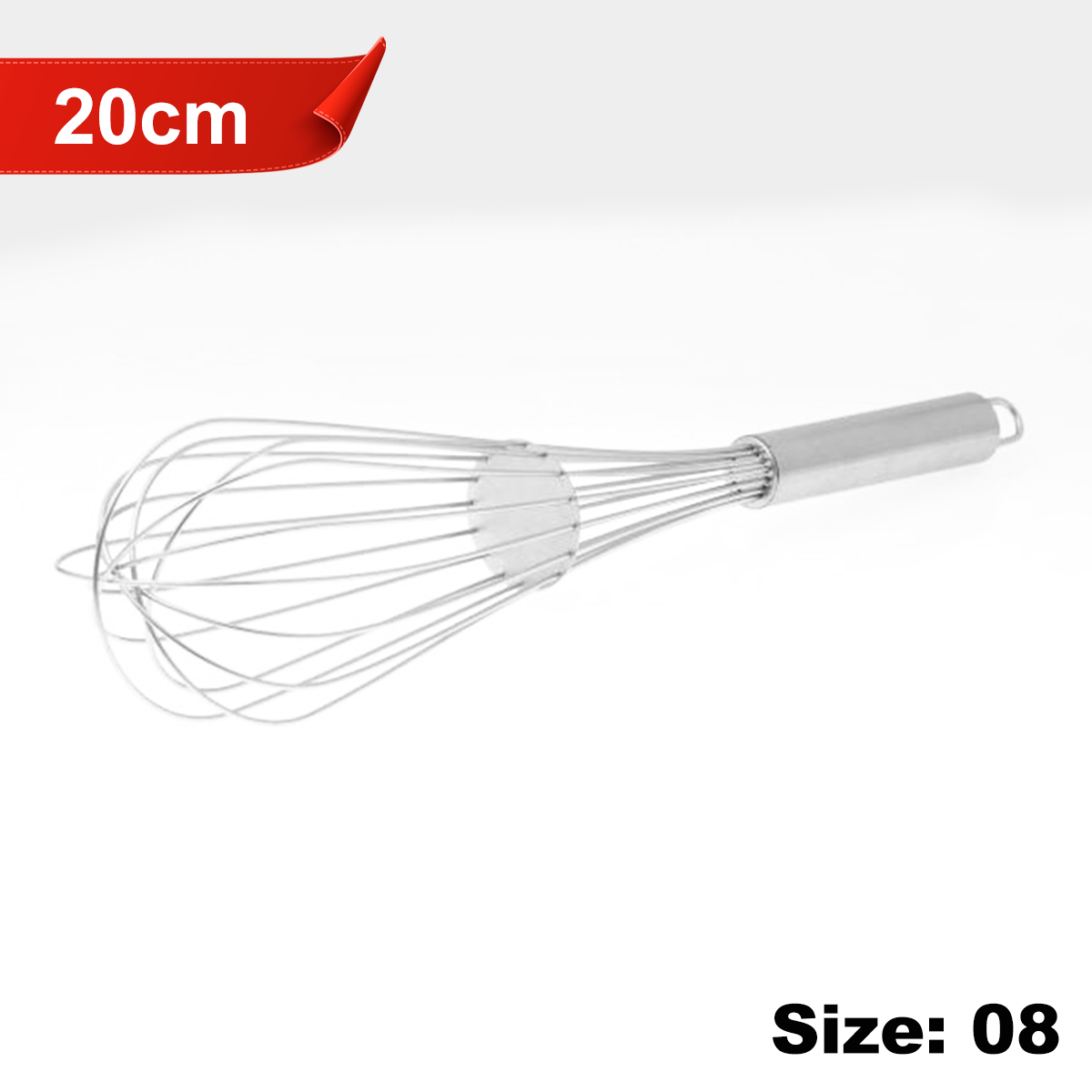AM7344 Elephant Stainless Steel Kitchen Whisk (20 cm) - MSW 008