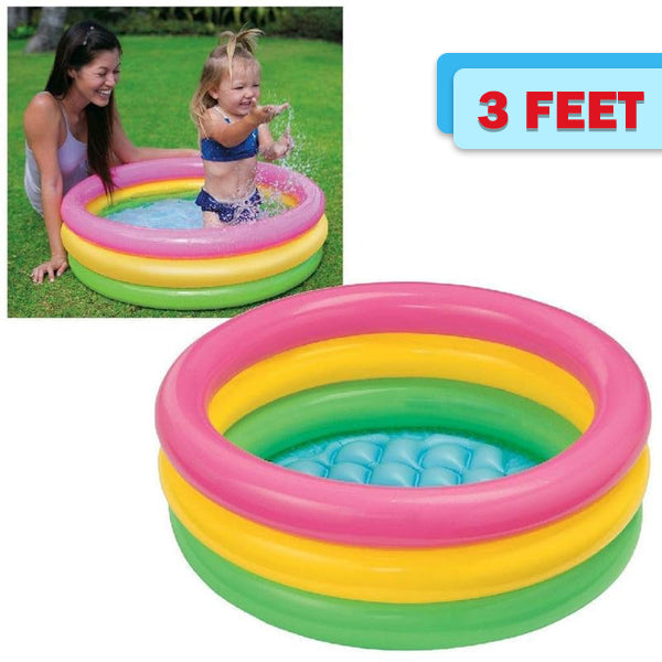 AM3969 Intex Wet Set Collection Kids Bath Tub (Multicolor) (86 x 25) Cm