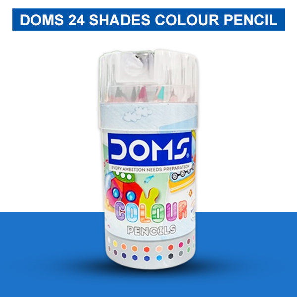 AM5036 DOMS 24 Shades Colour Pencil | Super Soft Color Pencils Box