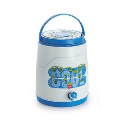 AM5160 Cello Fountain Plastic PU Insulated Water Jug 10 litres, Blue | Leak Resistant | Wide Mouth for Cleaning | BPA Free | Easy to Carry | Ideal for Travel, Picnic, Homes, Offices, Shops & Clinics