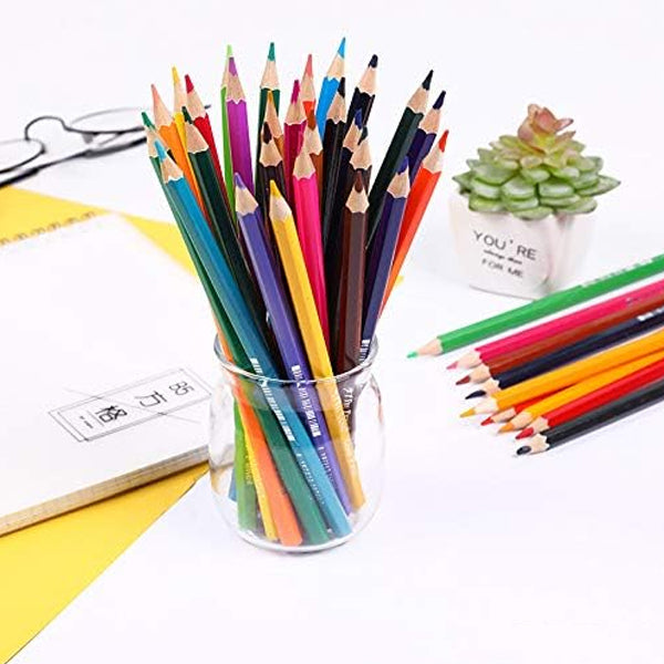 AM5261 Kids Colour Pencils Art Colour Pencils Painting Sketching Water Color Pencils Kit Multi-Colour (Pack of 12)
