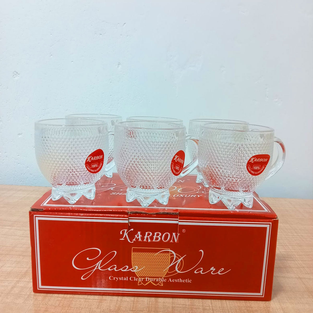 AM5978 Glass Tea Cups – 94 ml – Set of 6