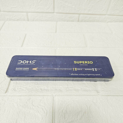 AM6063 DOMS Superio Super Dark Graphite Pencil Pack of 10 pencils