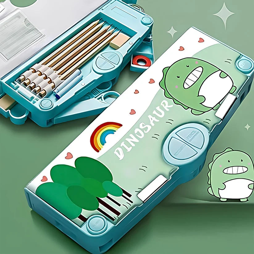 0052 Multifunctional Pencil Box for Kids (Magnetic, Pop-Up)
