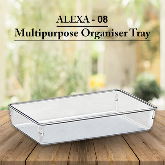 AM5143 Jaipet Alexa-08 Multipurpose Drawer Organiser (transparent) - Set of 1