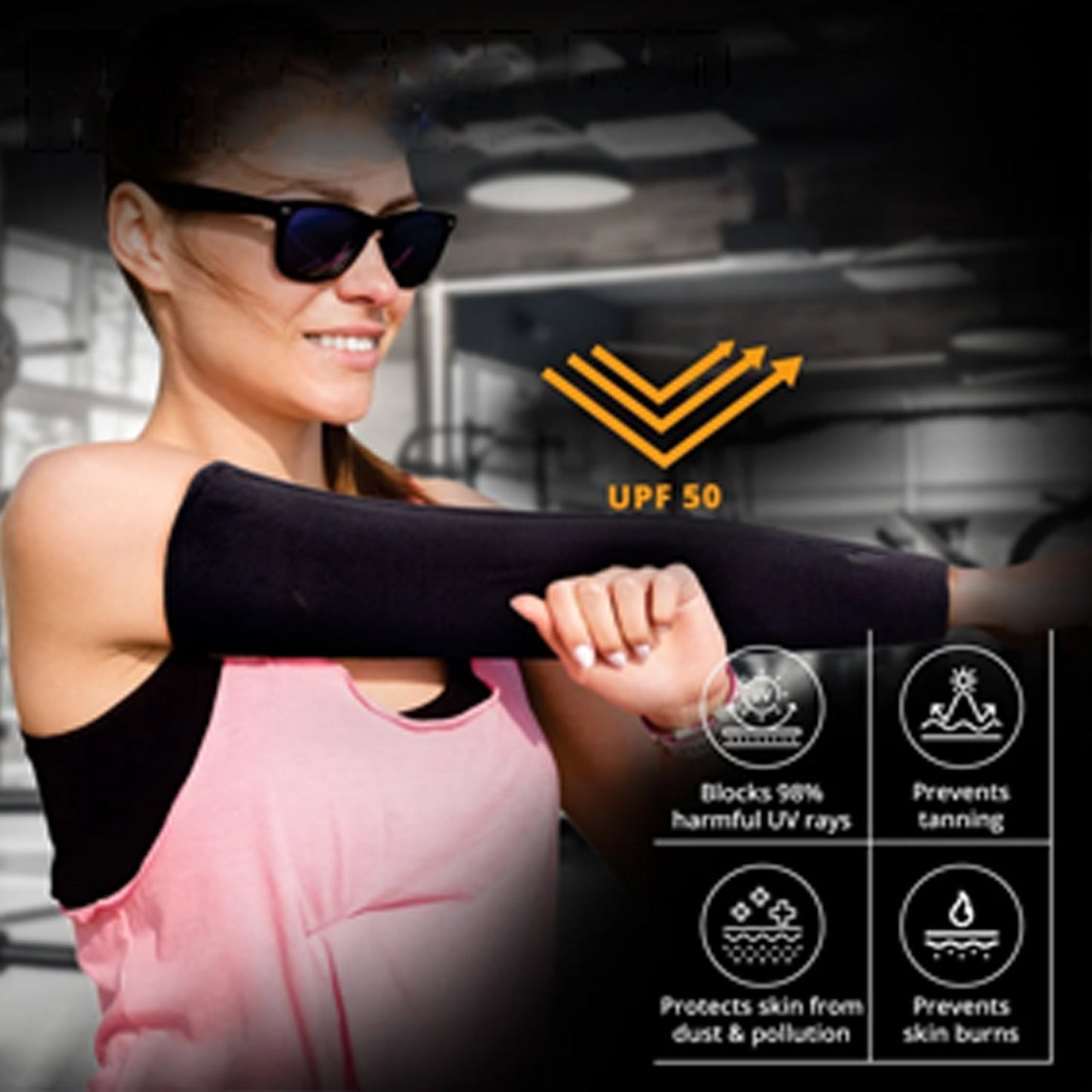 AM7812 Multipurpose All Weather Arm Sleeves for Sports and Outdoor activities