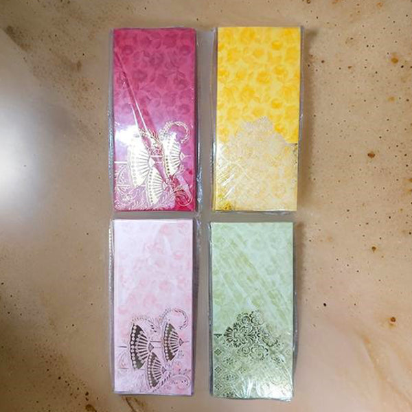 AM3852 Red Chatri Design Printed Shagun Envelopes (Pack of 10)