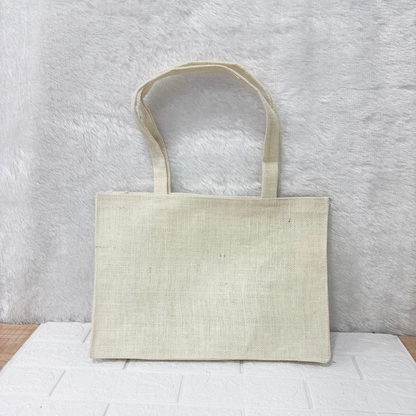 AM6286 Plain Jute Tote Bag 41x30Cm – Reusable Shopping & Gift Bag