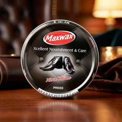 AM6496 Maxwax Xtra Shine Paste Shoe Polish - Black (15g)