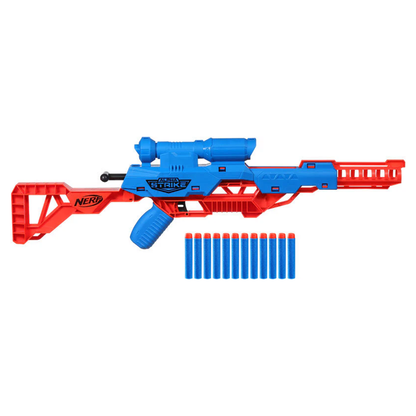 AM7421 Strike Wolf LR-1 Blaster with Targeting Scope and 12 Elite Darts