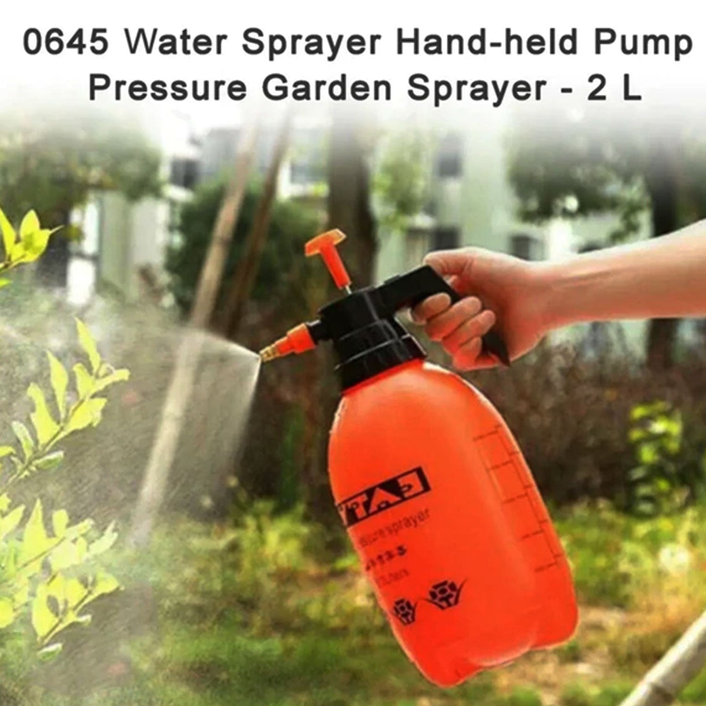 AM7815 Water Sprayer Hand-held Pump Pressure Garden Sprayer - 2 L (Mix Color)