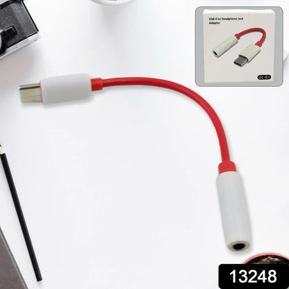 13248 USB Type C to Headphone Jack Audio Connector (1 Pc)