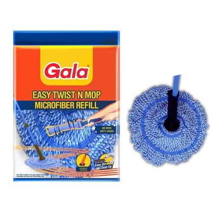 A06580 Gala Easy Twist N Mop Microfiber Refill
