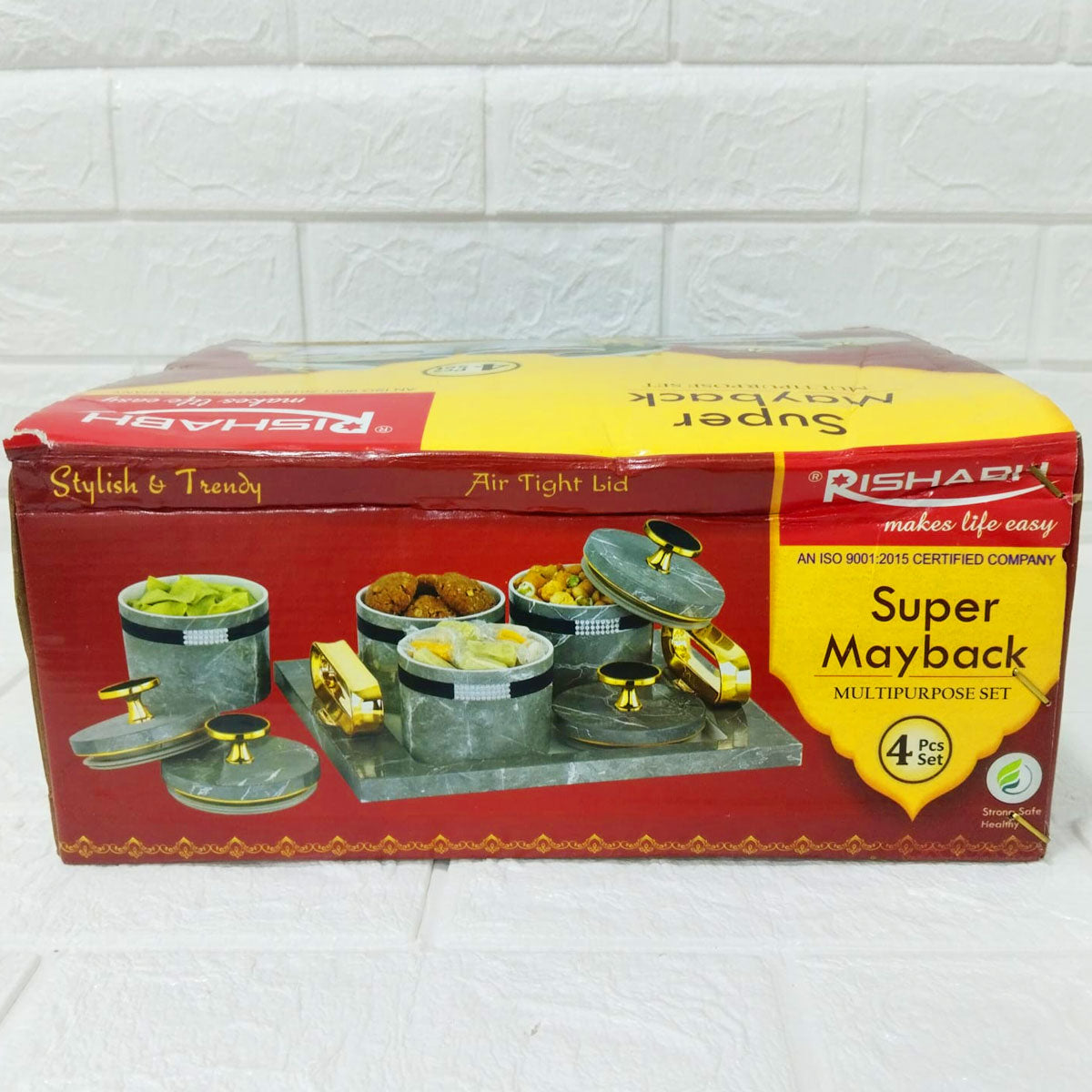 Di0182 Rishabh Super Mayback 4 Multipurpose Set | Premium Storage & Serving Containers
