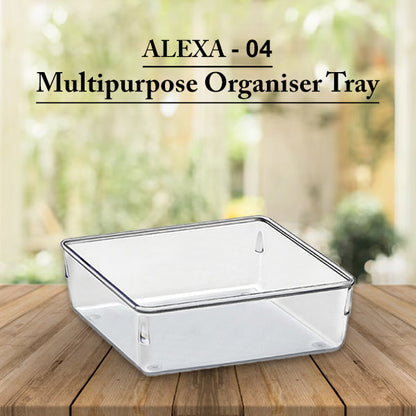 AM5147 Jaipet Alexa-04 Multipurpose Drawer Organiser (transparent) - Set of 1