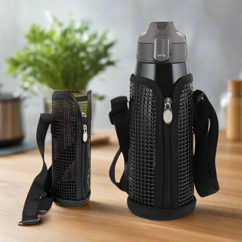 AM5136 Handlebar Drink Cup & Water Bottle Holder Bag Waterproof Fabric Draw Design