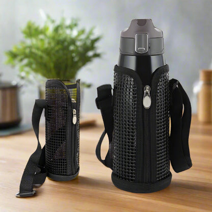 AM5136 Handlebar Drink Cup & Water Bottle Holder Bag Waterproof Fabric Draw Design