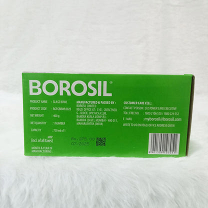 AM6205 Borosil Oven & Microwave Safe Glass Bowl - 750ml