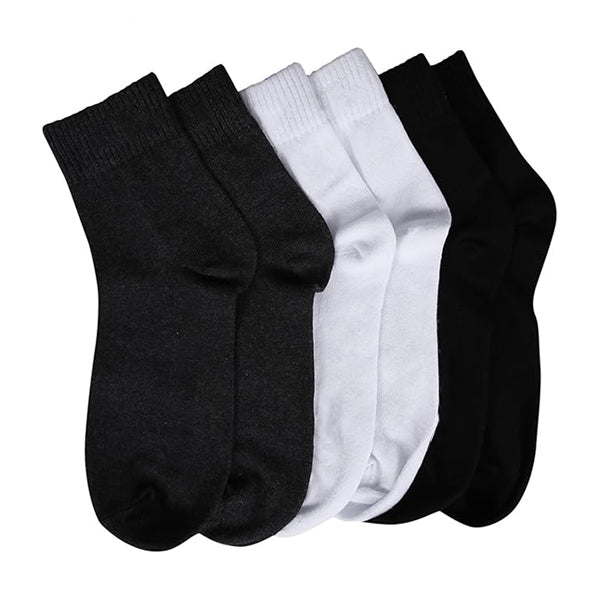 AM5027 Men's Cotton Ankle Socks (Pack of 3)