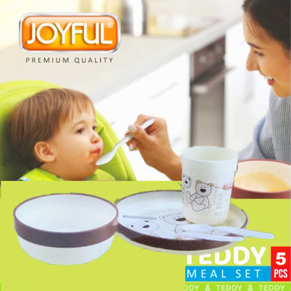 AM3956 Joyful Teddy Meal Serving Set 5Pcs