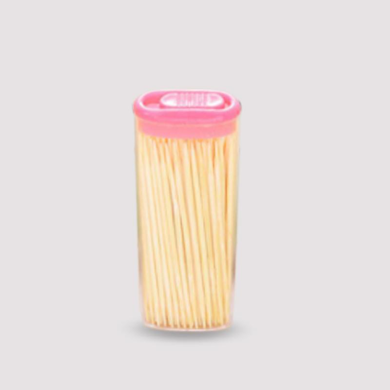 1095 Bamboo Toothpicks with Dispenser Box - DeoDap