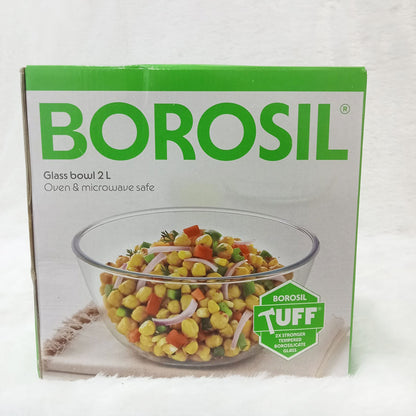 AM6208 Borosil Oven & Microwave Safe Glass Bowl - 2 Ltr