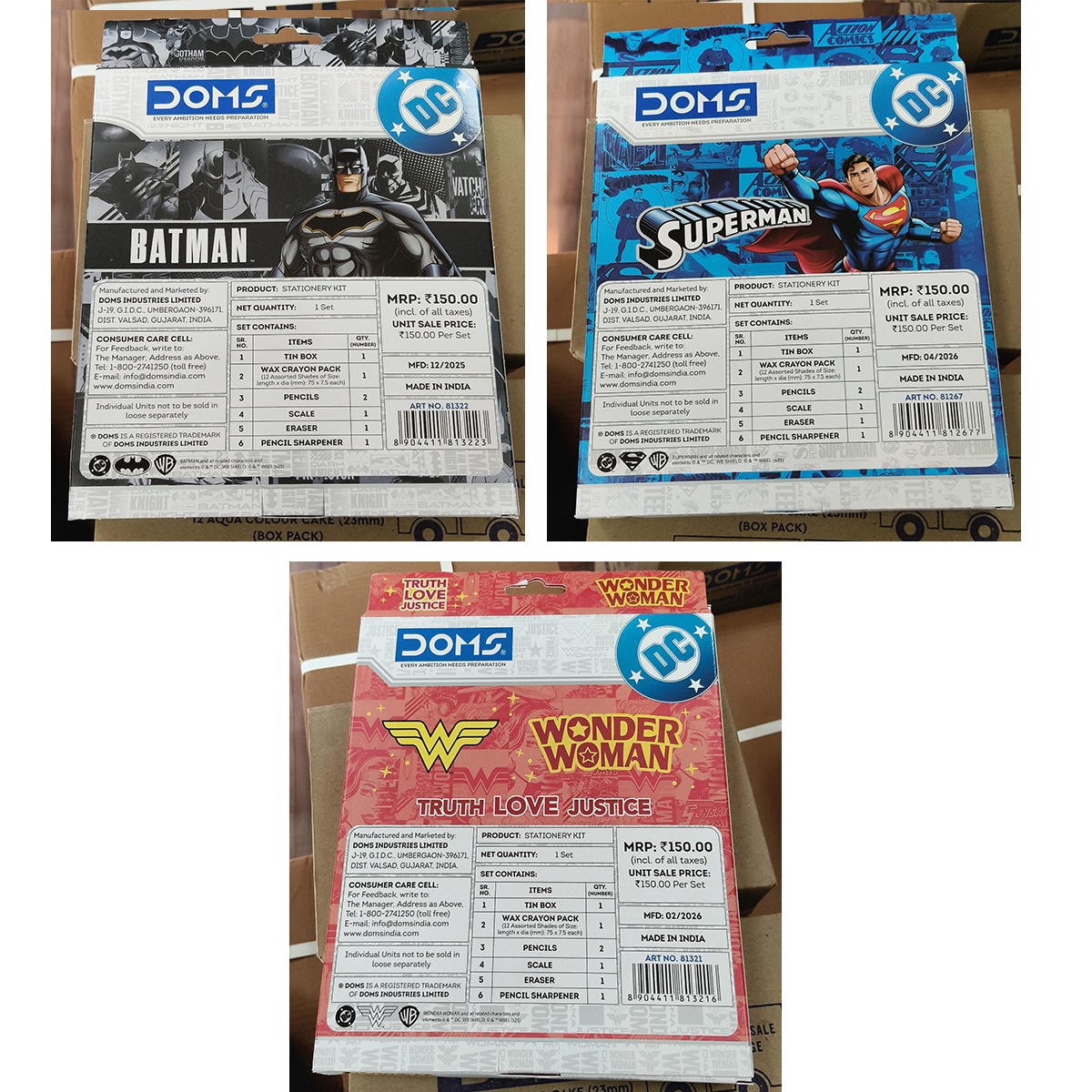 AM6102 DOMS Speedz Stationery Kit