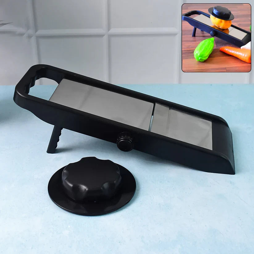 8120 Supermom Adjustable Plastic Slicer, 1-Piece, Black / Silver