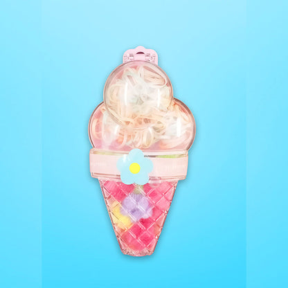 AM1258 Ice-Cream Cone Hair Rubber