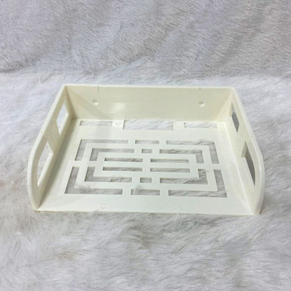 AM6210 ABS TV Setup Box Stand - White