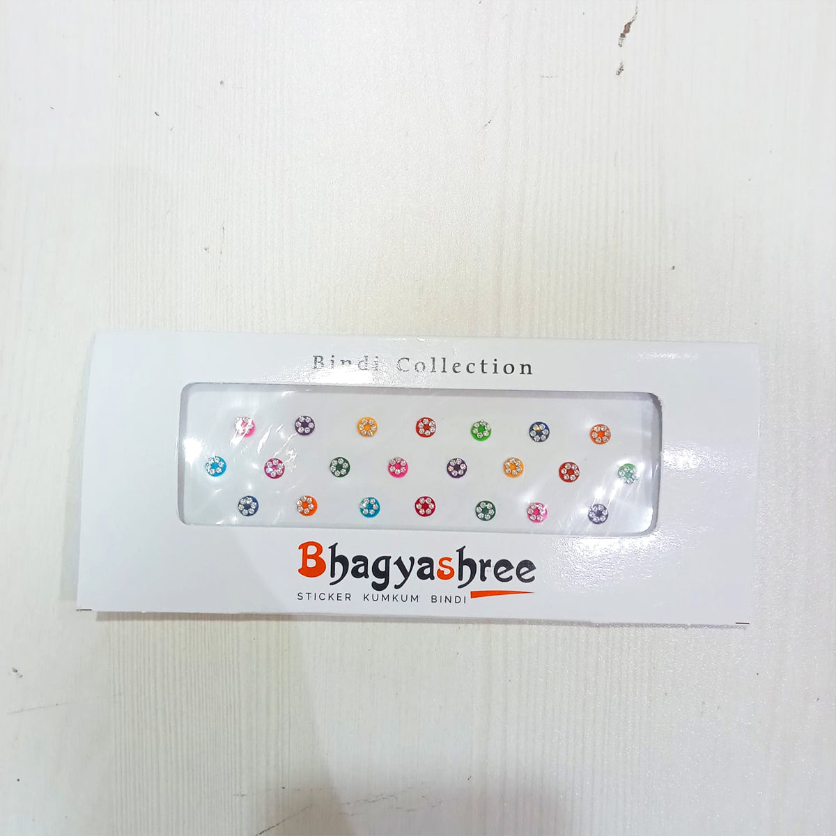 AM5635 Multi Design Stone Bindi Fancy Designer Bindi - Set of 1