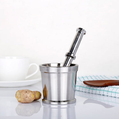 AM5343 Tizer Mortar and Pestle Set for Kitchen Set of 1 Medium