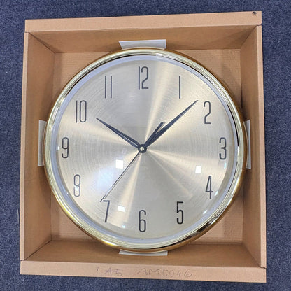 AM5946 Aesthetic Brass Silent Gold Decorative Wall Clock
