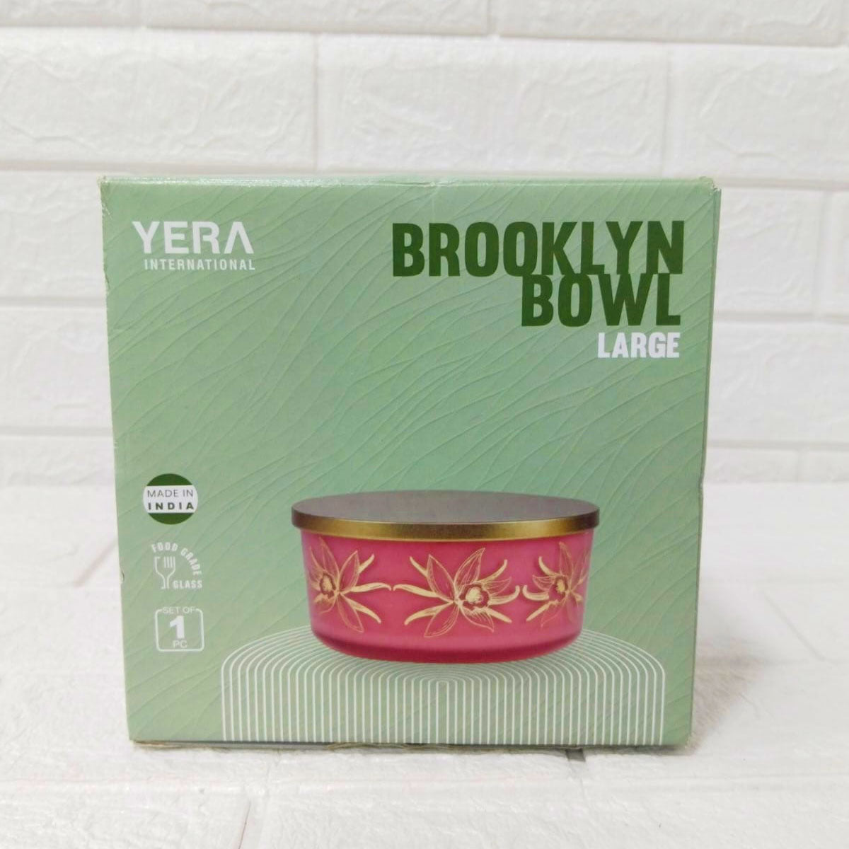 Di0200 Yera Brooklyn Glass Bowl with Lid – Large