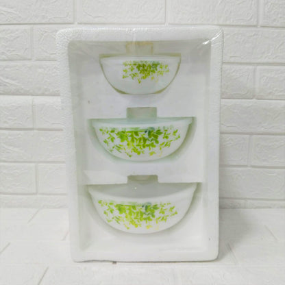 Di0207 Cello Opalware Royal Mixing Bowl with Premium Lid Set of 3pc