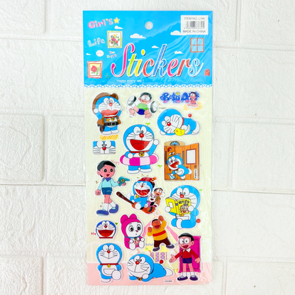 AM6366 Plastic Foam Sticker in Multi Shapes - Multi Design (13.8x29.5)cm