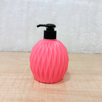 AM6661 Plastic Dimond Cut Design Liquid Soap Dispenser (Pack of 1)
