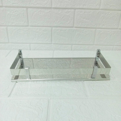 AM6058 Stainless Steel Bathroom Shelf (12x5 Inch) - Wall-Mounted Bath Accessories Holder