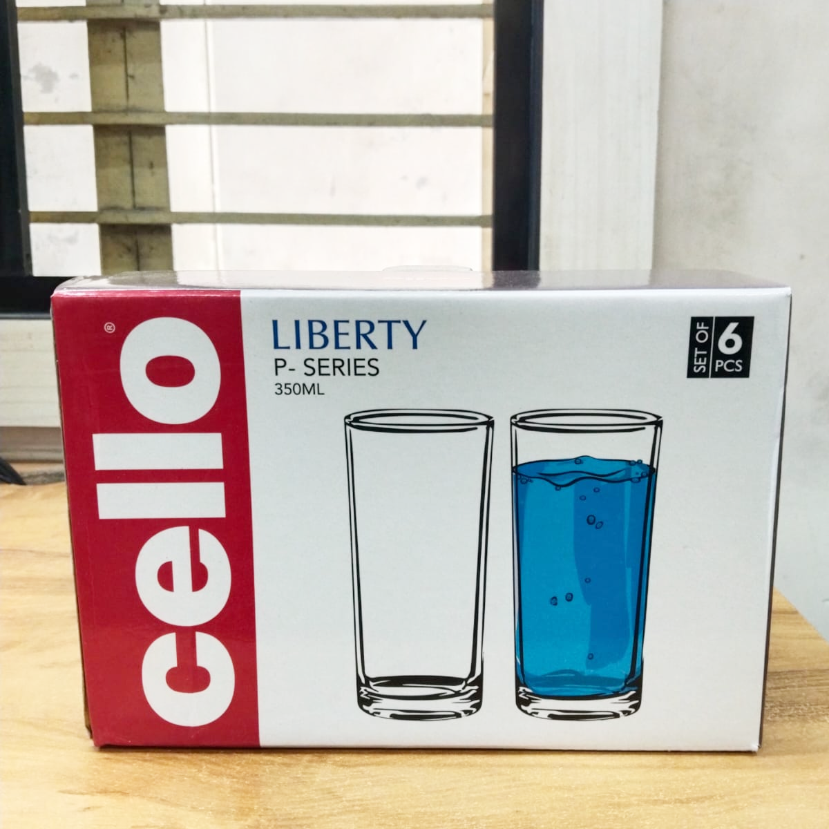 AM5687	Cello Liberty Hi Ball tumbler 350ml - 6pcs set