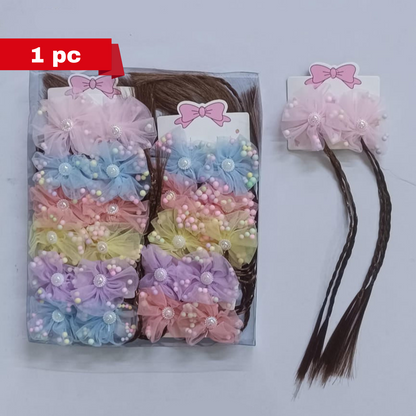 AM5430 Flower Long Tail Hairpin Multicolour 1pc