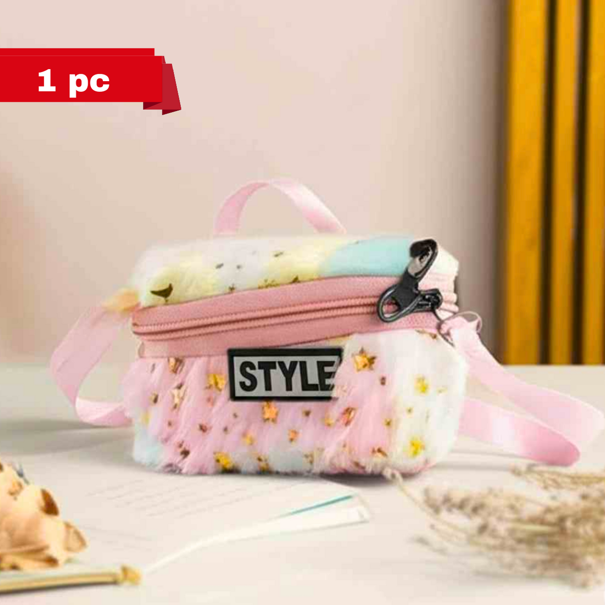 AM5431 Fur Medium Size Multidesign Bag-1pc