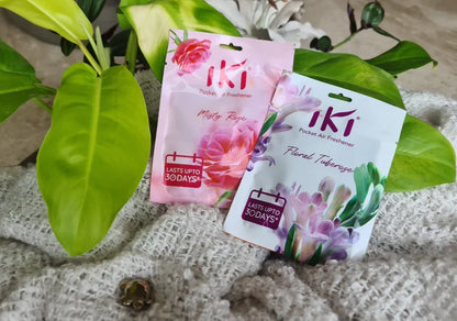 AM2255 IKI Pocket Air Freshener Mix Flevar 1 Pcs Make any Space Feel Blissful Lasts Upto 30 Days