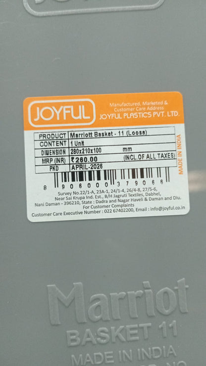 3250 Joyful Marriott Basket - 11 No 1 PC