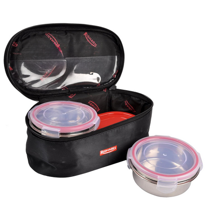 AM5655 Rishabh Spice Lunchbox With 1 Box ,2 container and Jacket